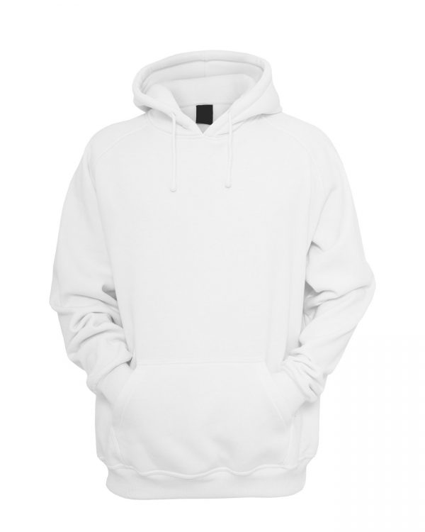 blank hoodie white – front – Building Code and Trade Manuals